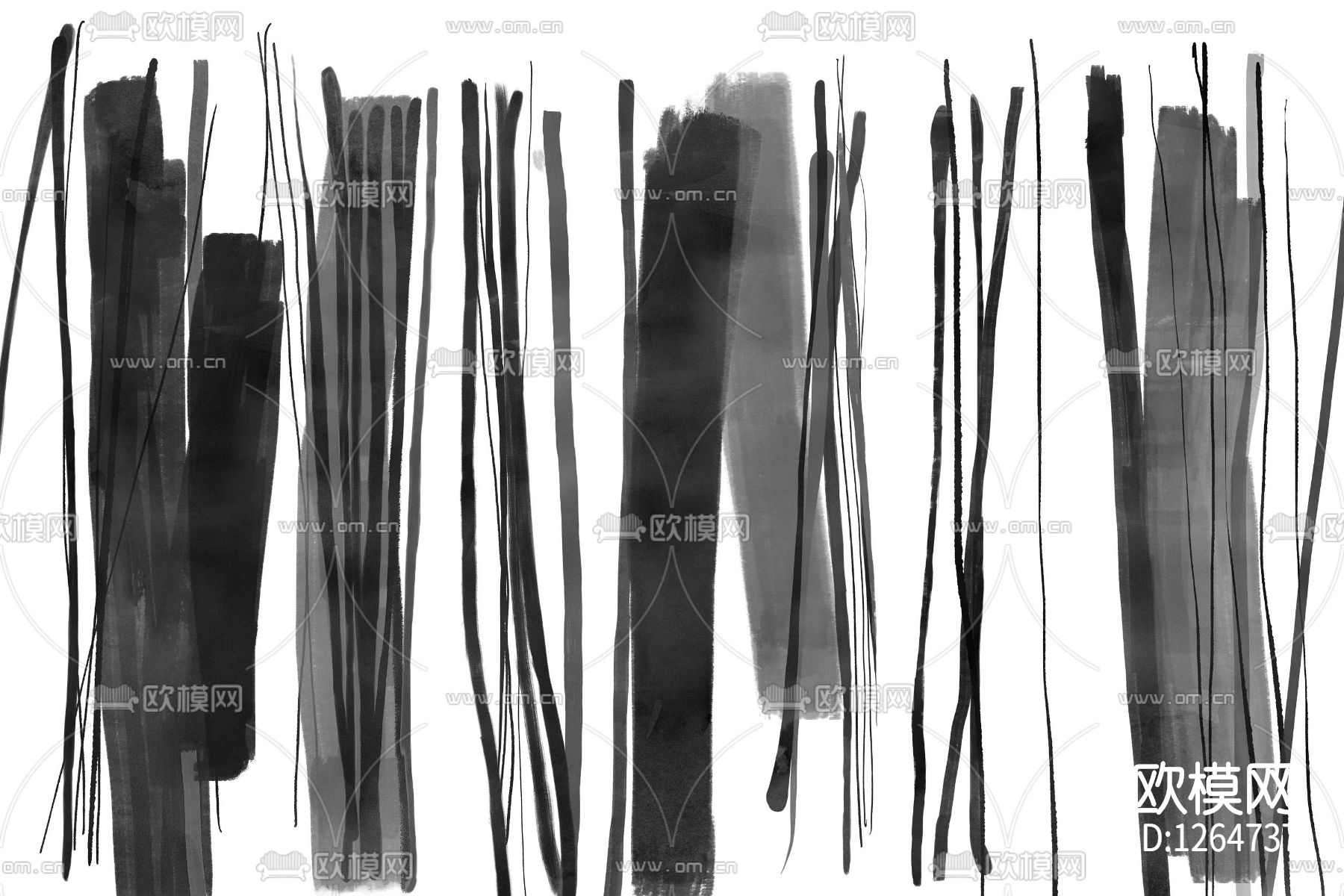 毛笔竖线练习下载