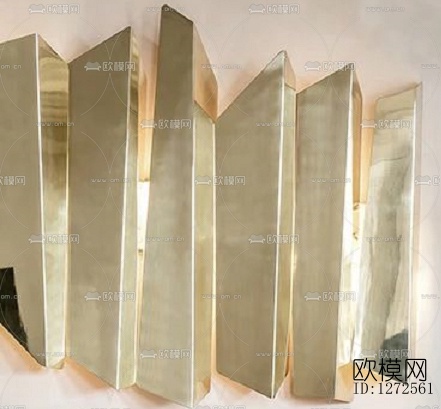 现代轻奢金属挂件下载