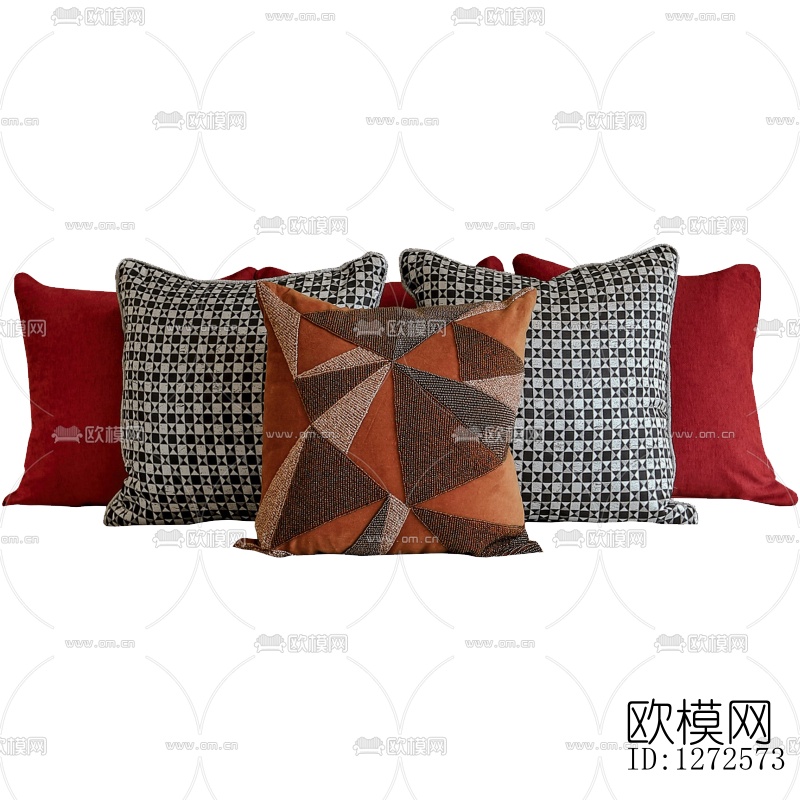 现代简约布艺抱枕下载