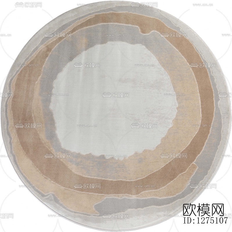 现代简约布艺地毯