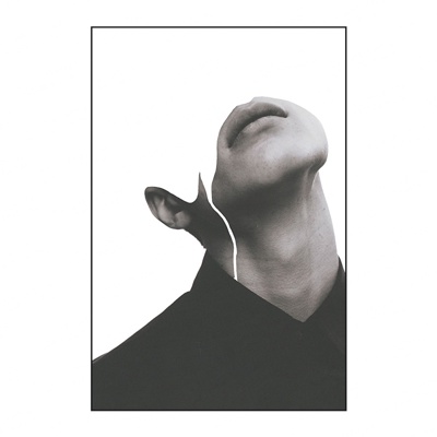  现代简约人物黑白创意抽象装饰画 