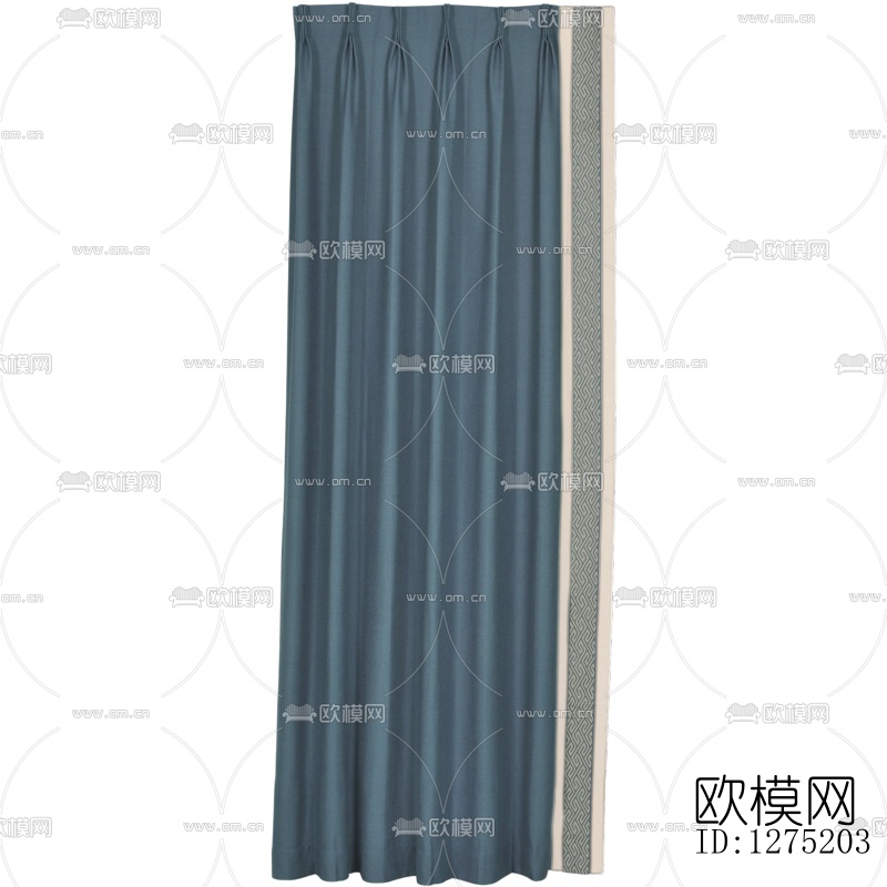 现代简约布艺窗帘下载