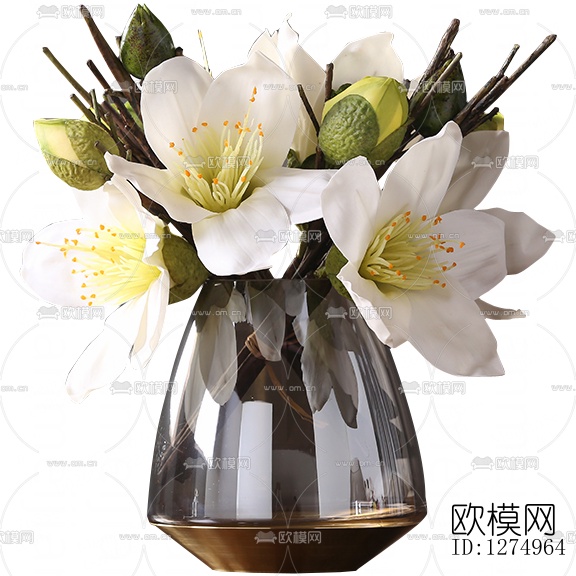 现代简约摆放花艺