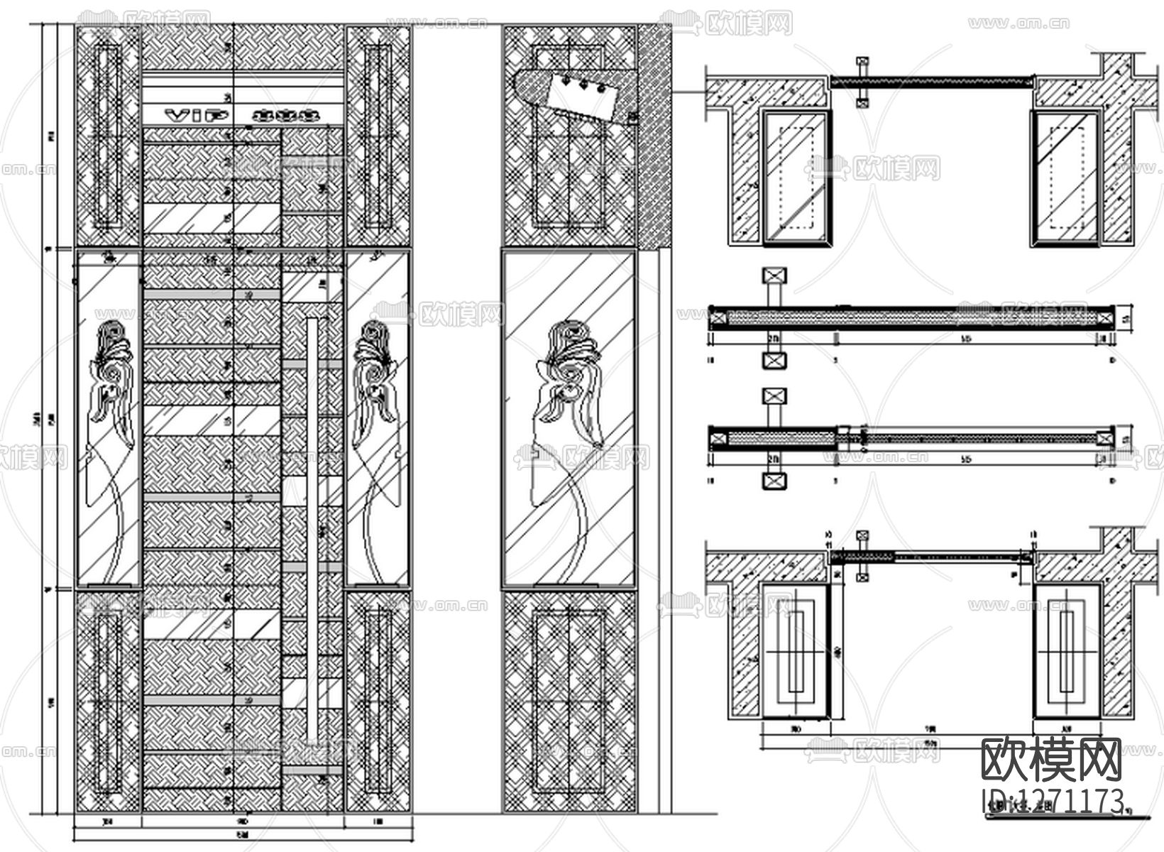 KTV会所cad施工图下载（渲染图7）