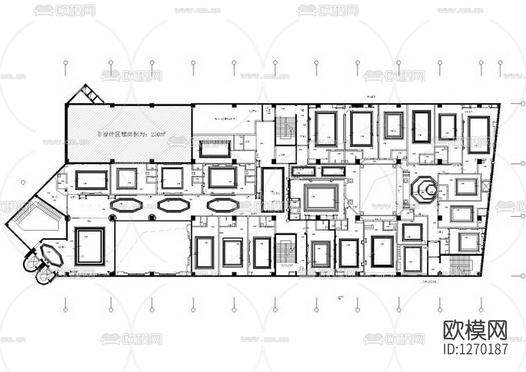 冠发夜总会室内效果图cad施工图下载（渲染图2）