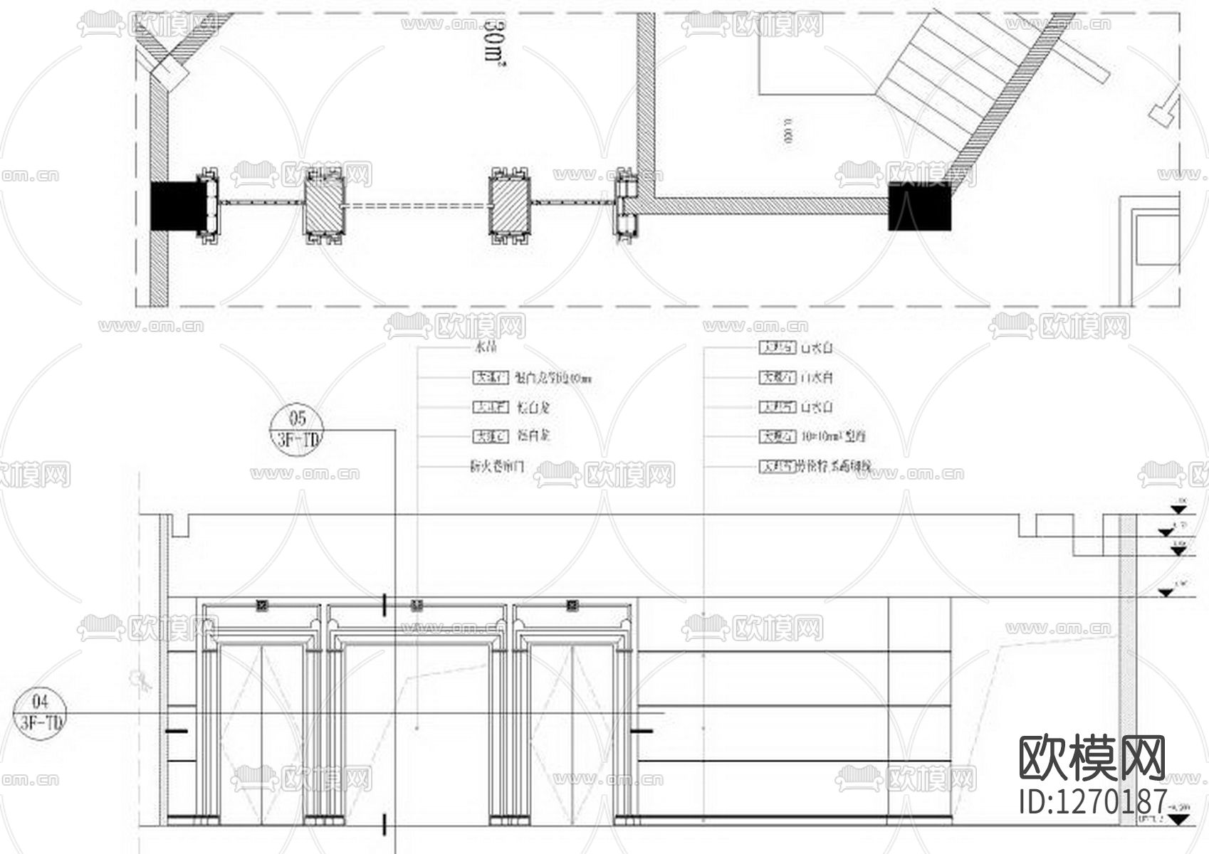 冠发夜总会室内效果图cad施工图下载（渲染图5）