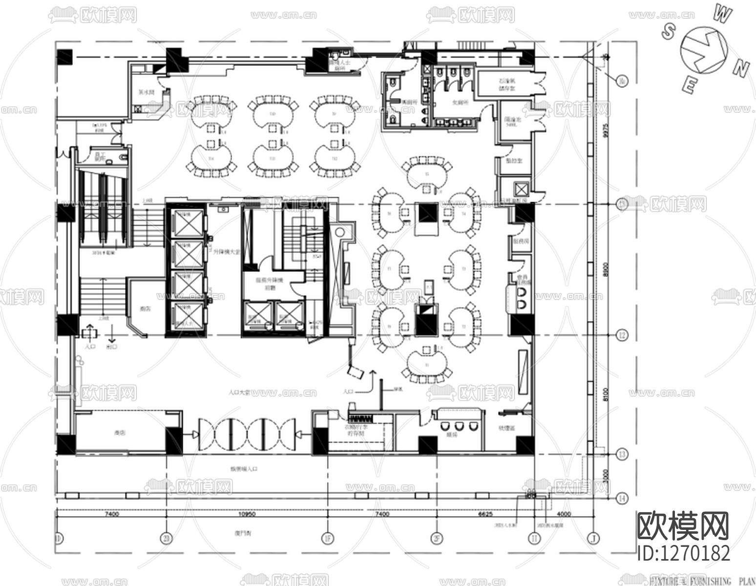 兰桂坊娱乐场项目效果图cad施工图下载（渲染图6）