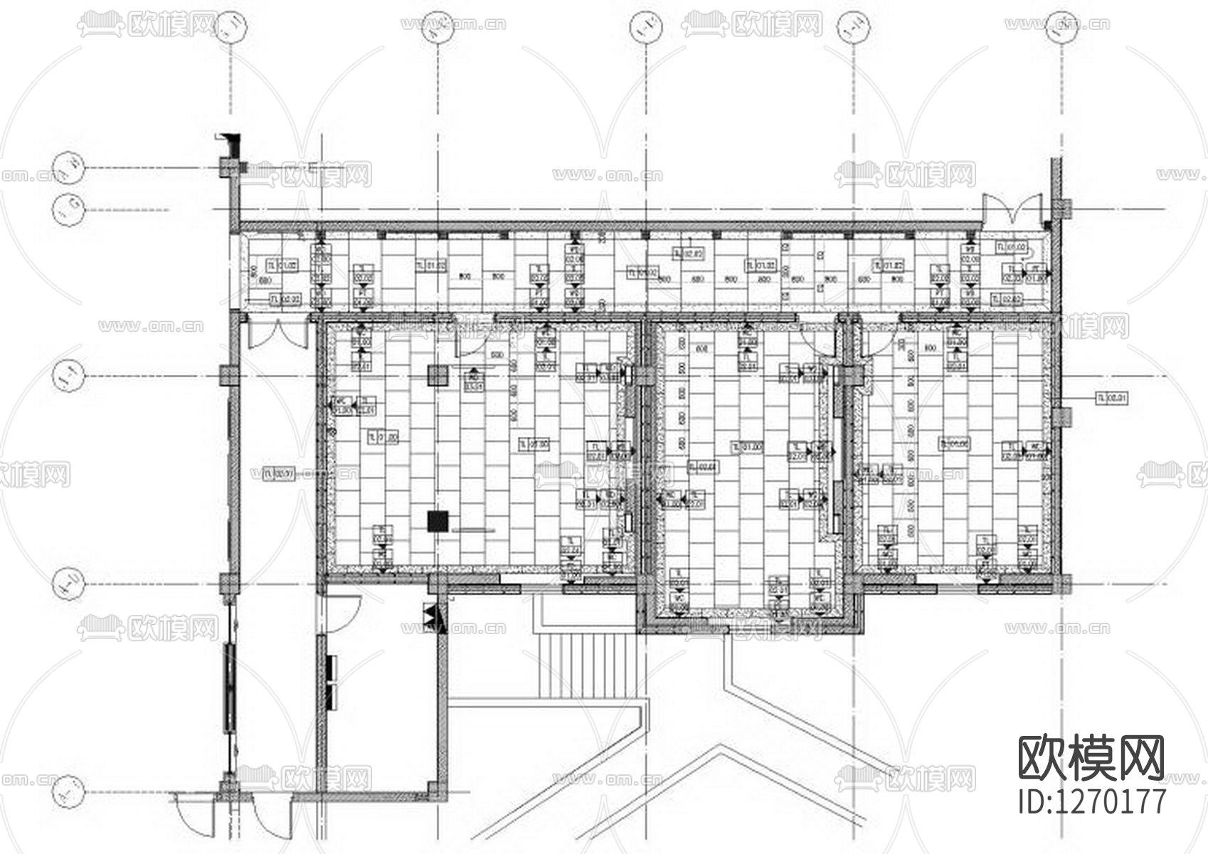 黄山悦榕庄度假酒店KTV会所cad施工图下载（渲染图4）