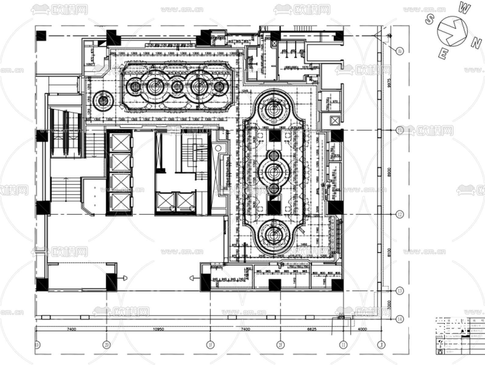 兰桂坊娱乐场项目效果图cad施工图下载（渲染图1）