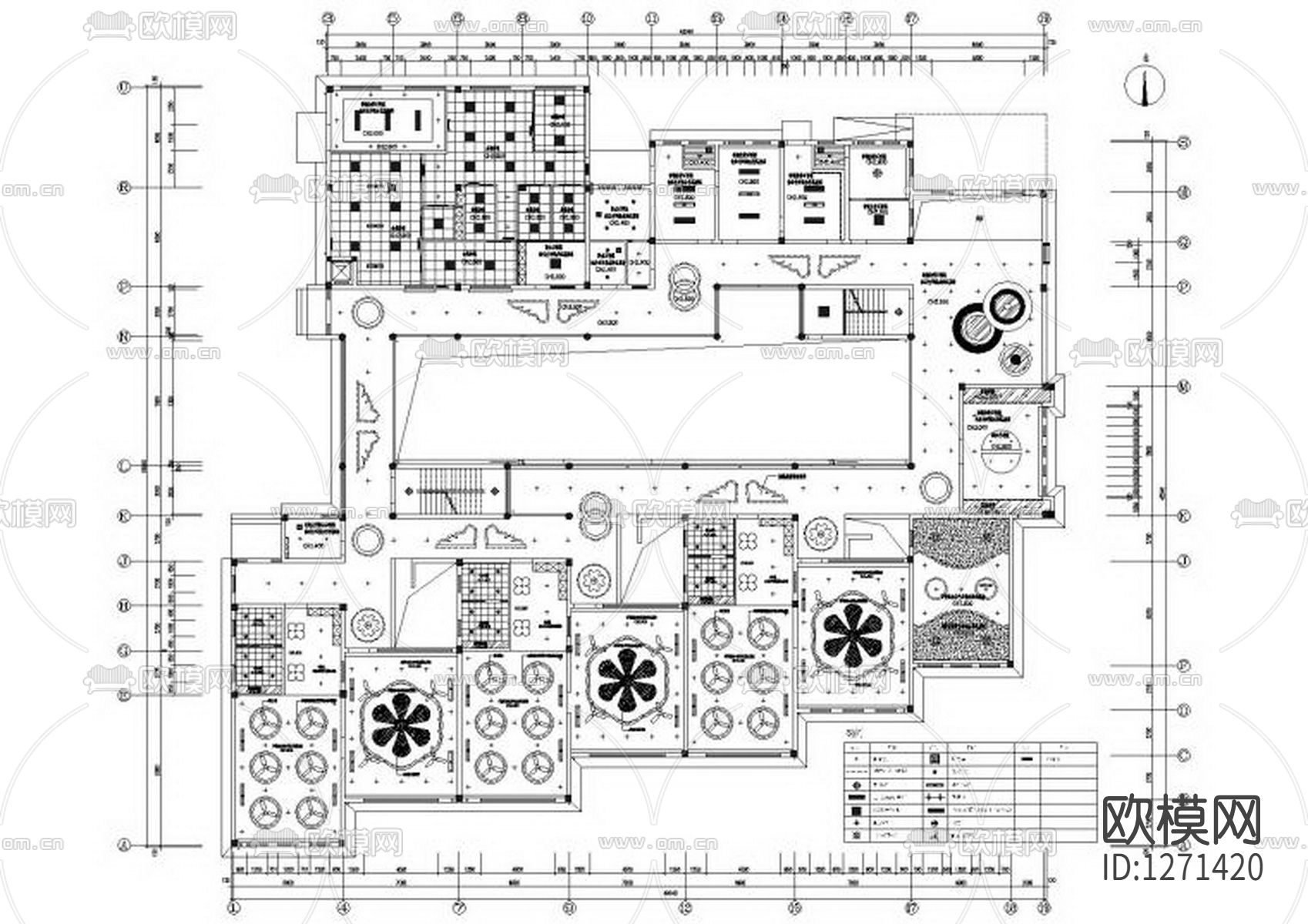 幼儿园设计cad施工图下载（渲染图1）