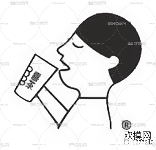 北欧简约简笔装饰画下载