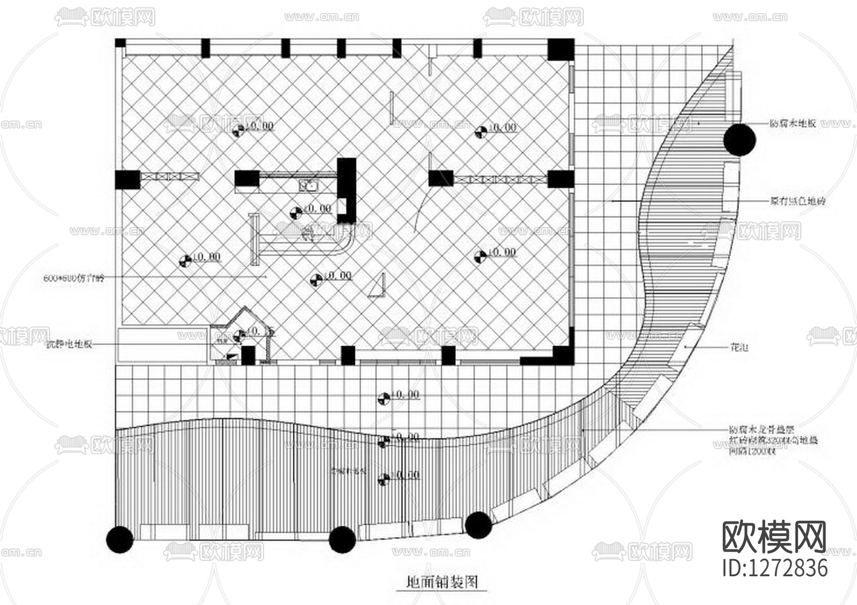 工业风网咖cad施工图