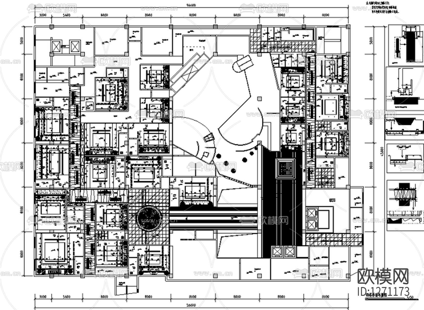 KTV会所cad施工图下载（渲染图4）