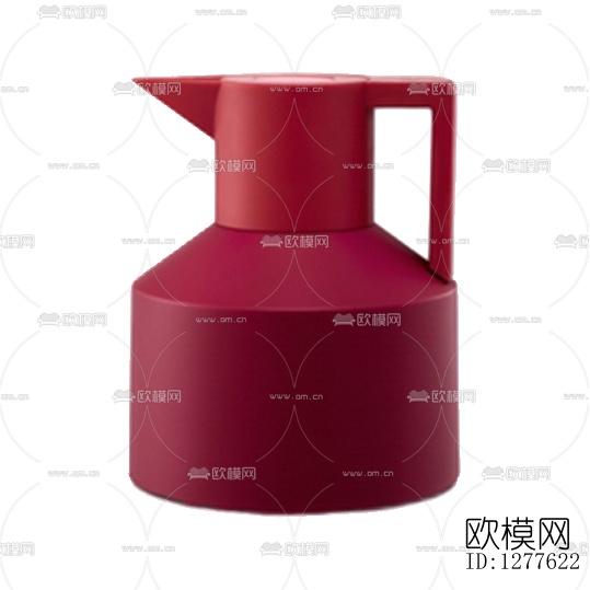 现代几何彩色保温壶