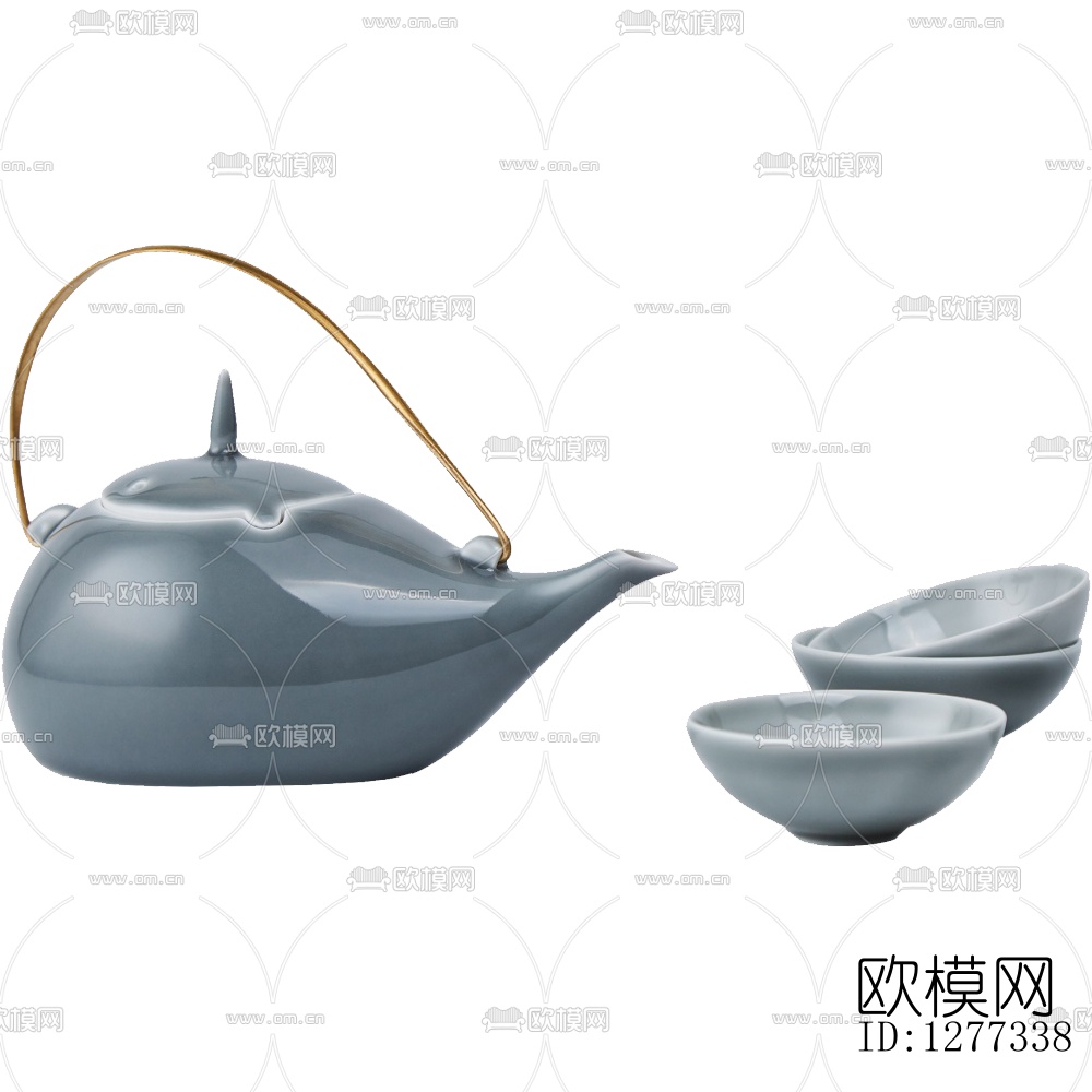 新中式茶壶餐具