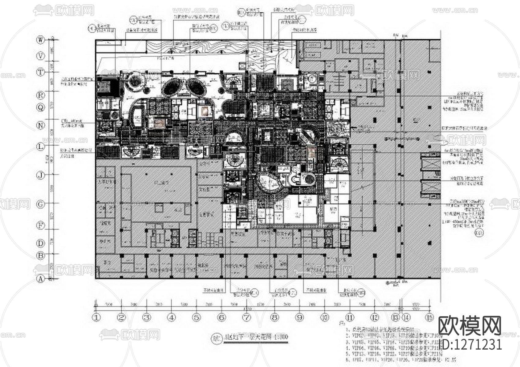 酒店夜总会cad施工图下载（渲染图8）