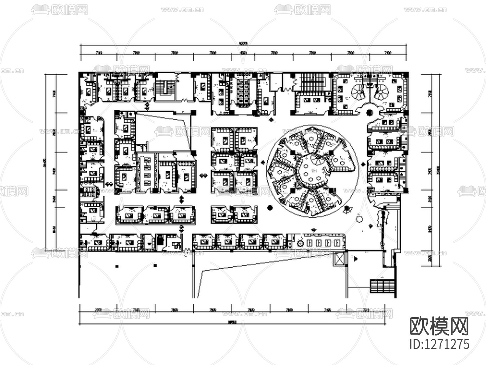 KTV夜总会cad施工图下载（渲染图7）