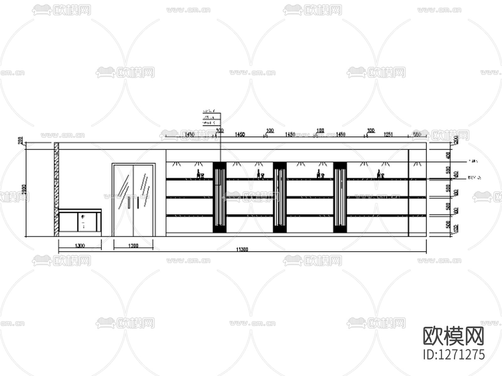 KTV夜总会cad施工图下载（渲染图5）