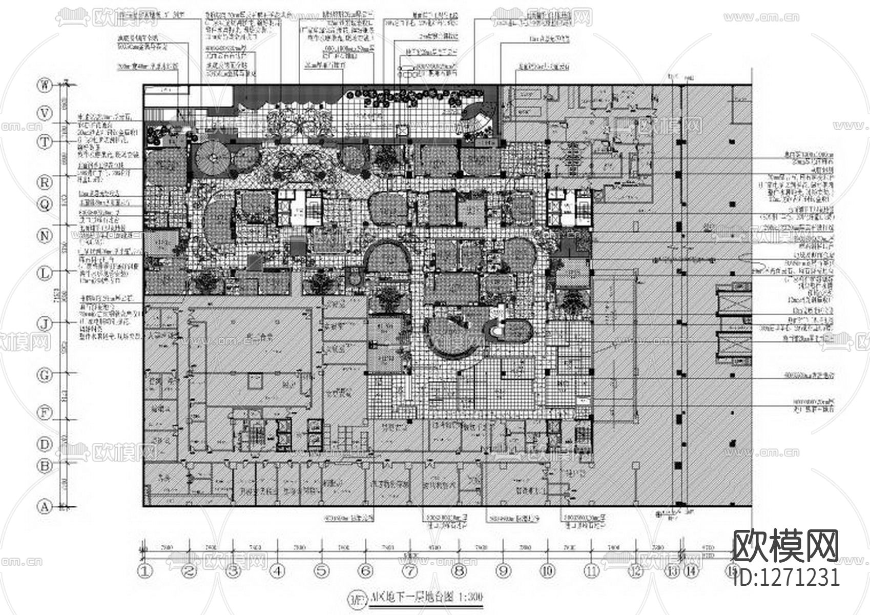 酒店夜总会cad施工图下载（渲染图6）