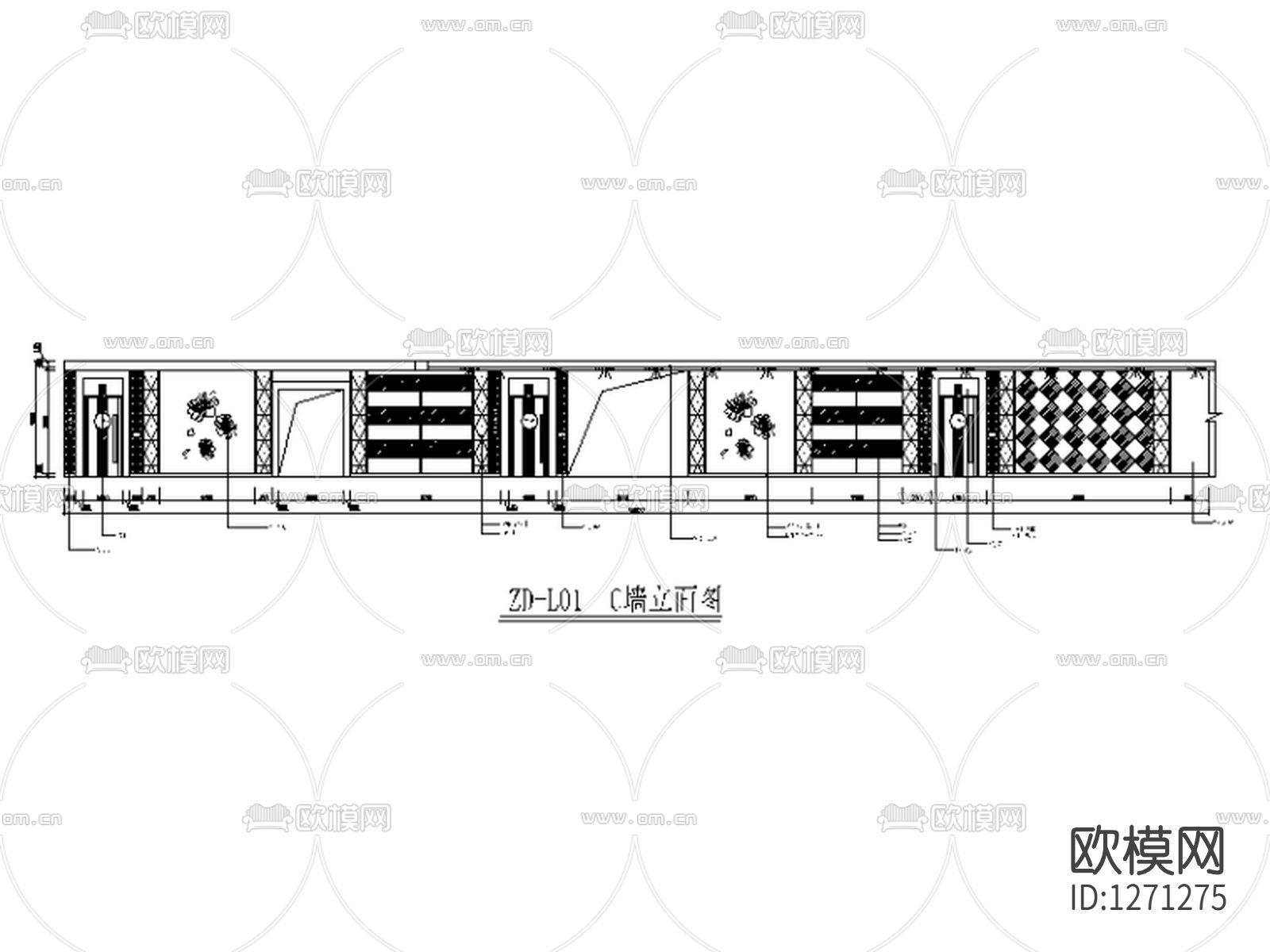 KTV夜总会cad施工图下载（渲染图2）