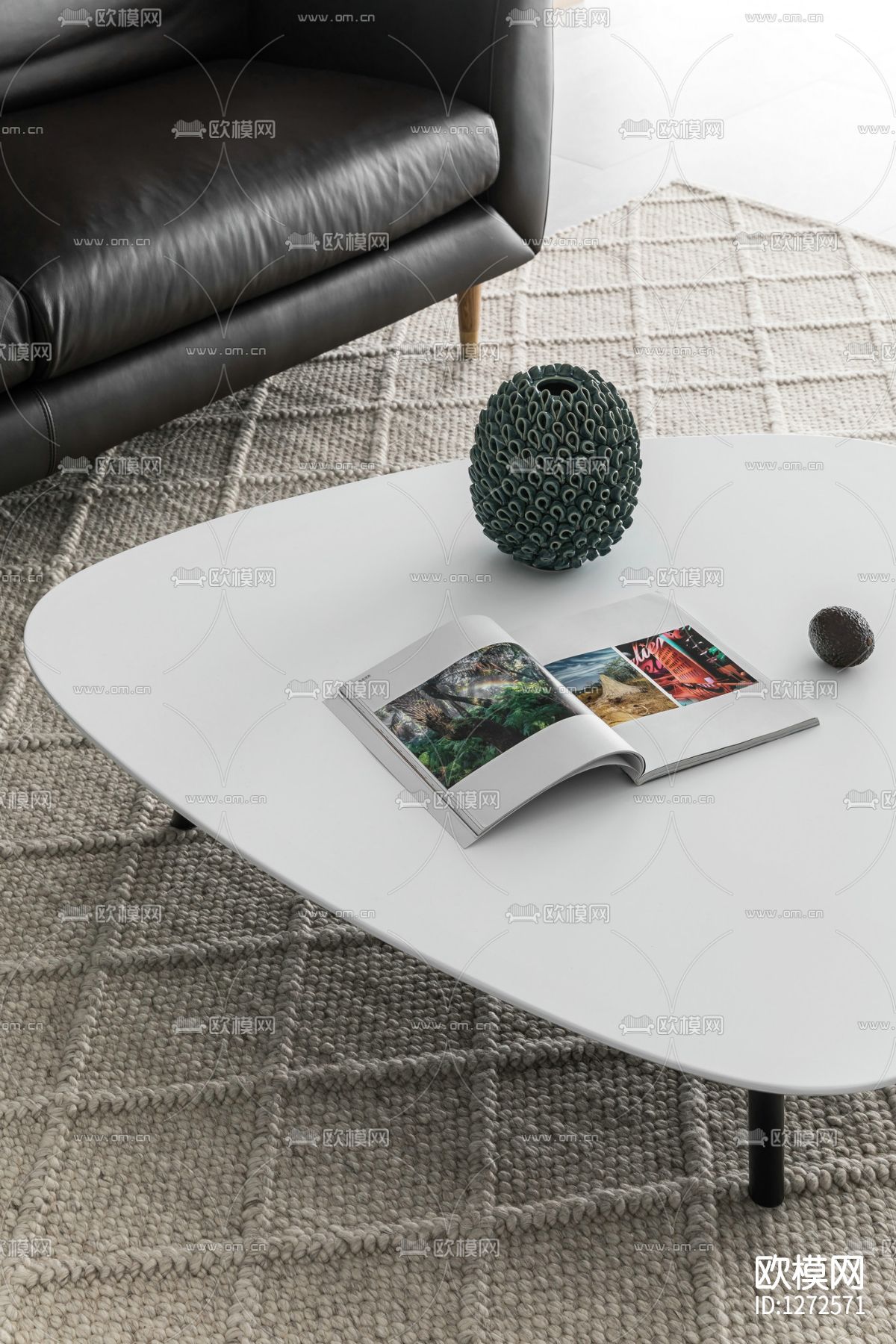 北欧住宅cad施工图下载（渲染图4）