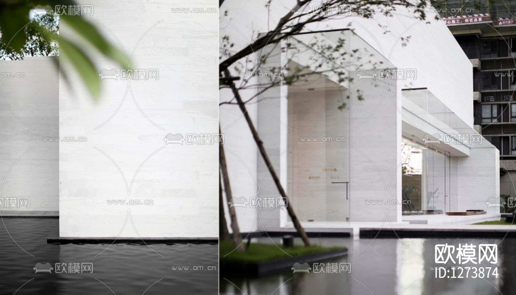 会所cad施工图下载（渲染图8）