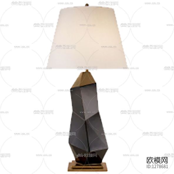 现代简约金属台灯下载