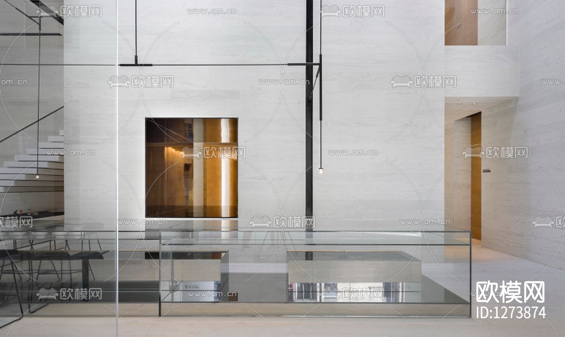 会所cad施工图下载（渲染图6）