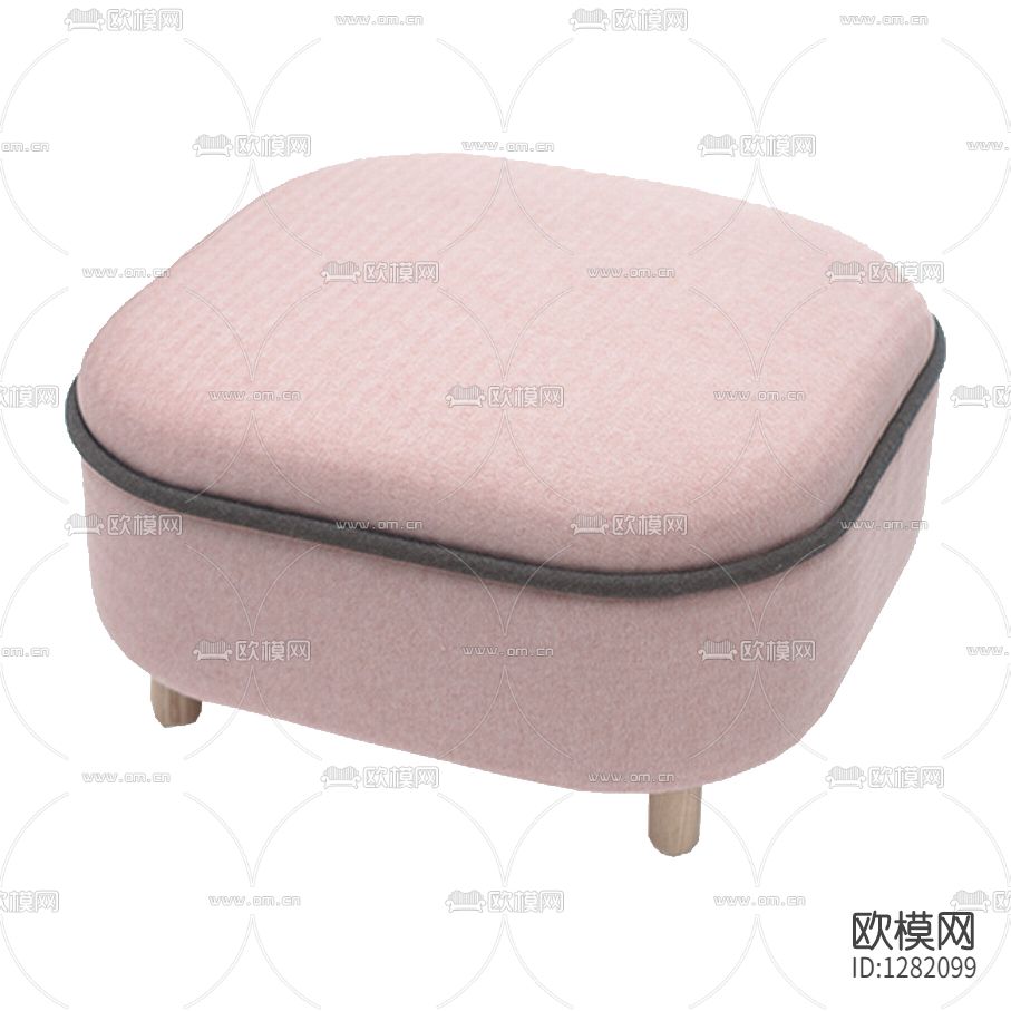 北欧小清新布艺沙发凳