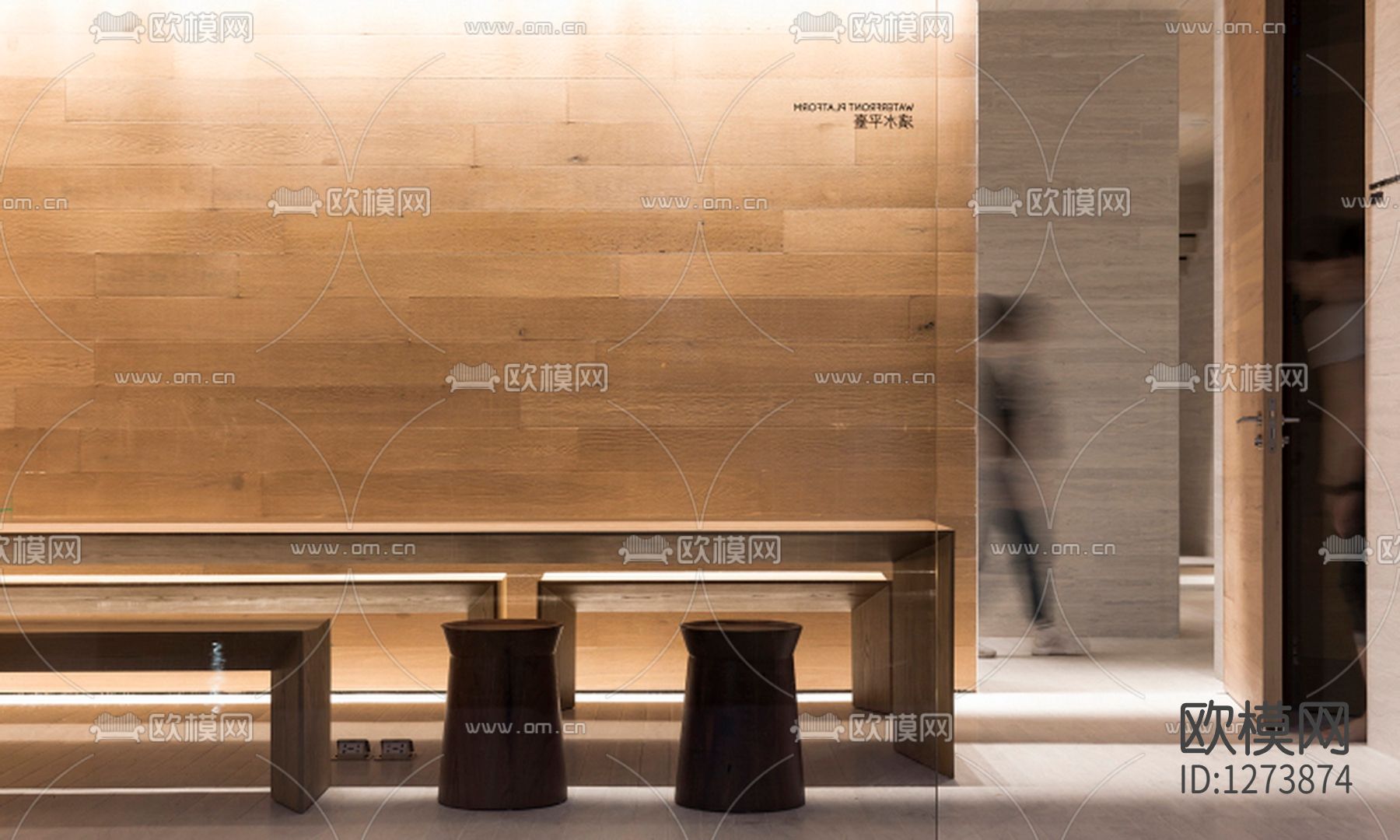 会所cad施工图下载（渲染图9）