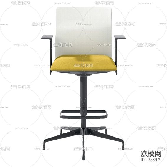 现代简约布艺金属办公椅