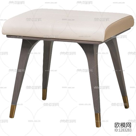 现代简约实木布艺凳子