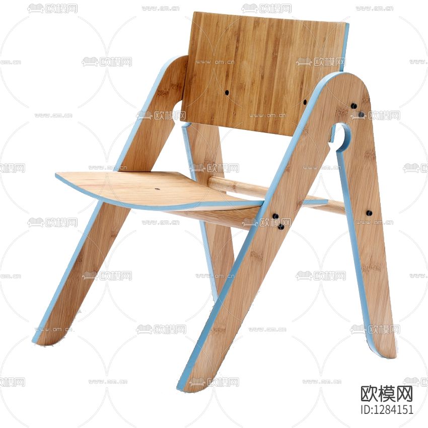 北欧简约实木儿童椅