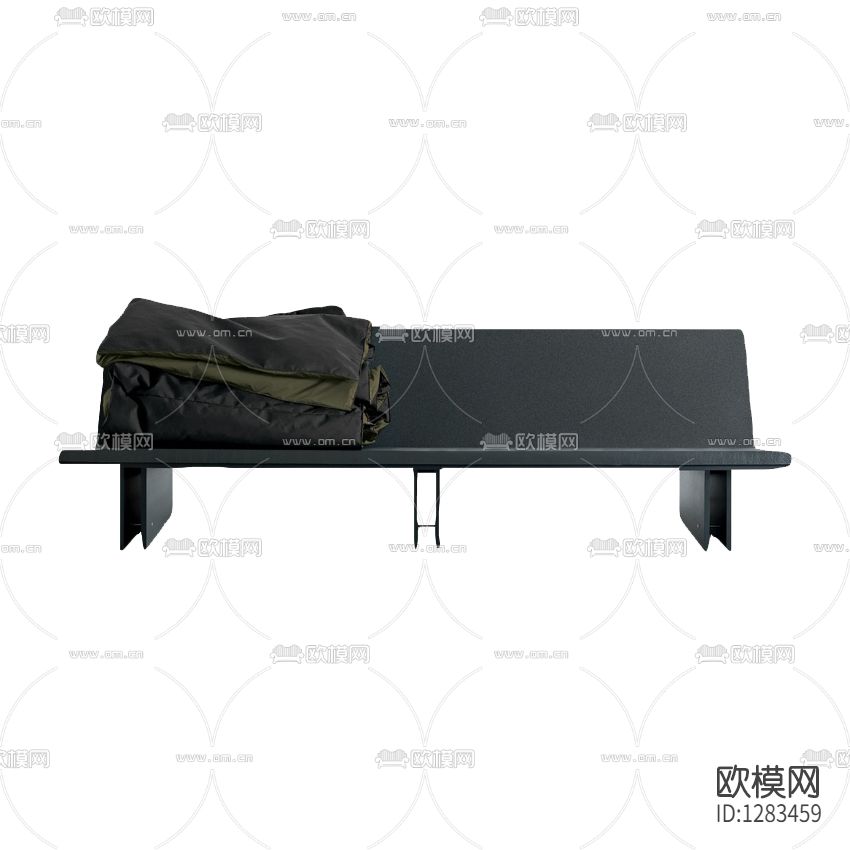 现代极简实木长椅