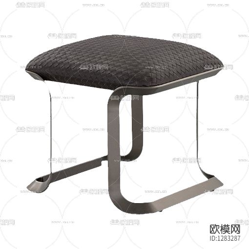现代轻奢金属布艺吧椅