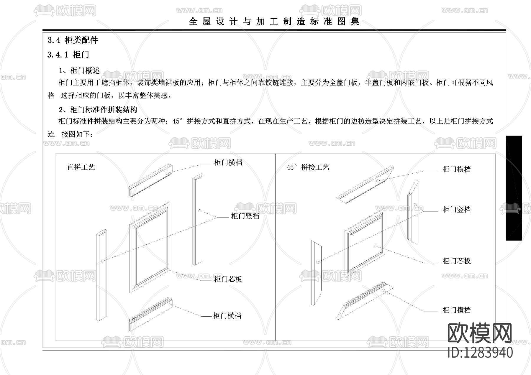 柜子配件cad图库下载（渲染图2）