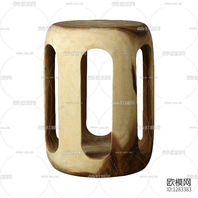 北欧自然原木凳子