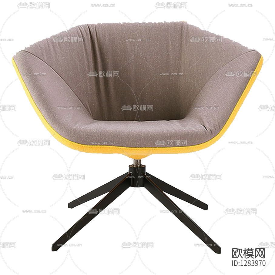 现代简约布艺金属办公椅