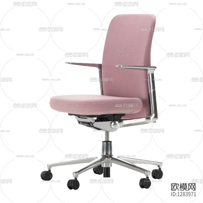 现代简约布艺金属旋转办公椅