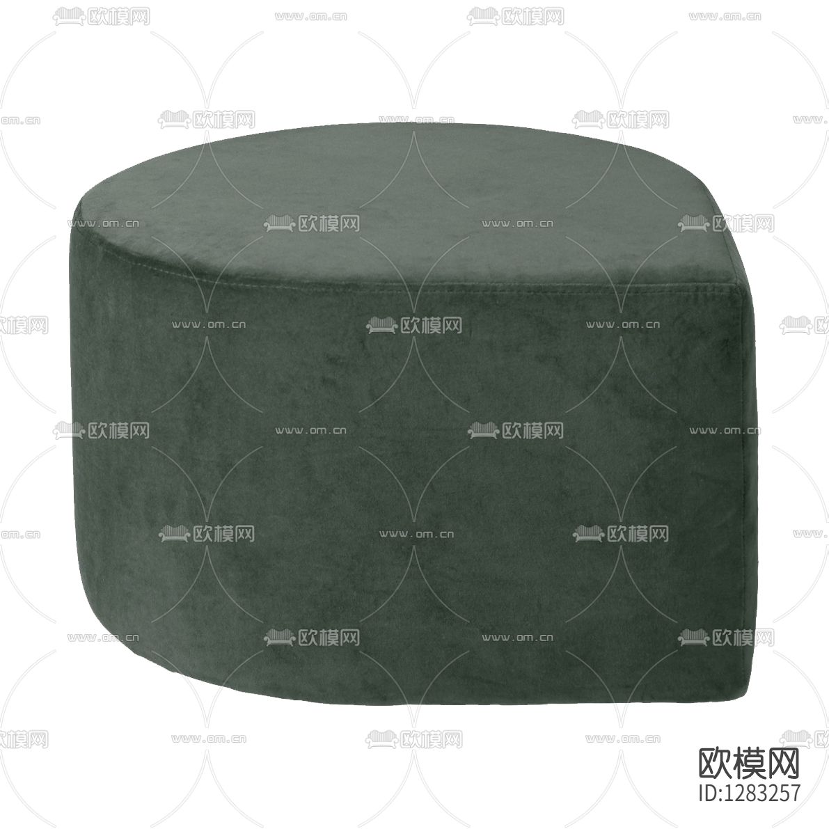 现代简约绒布凳子