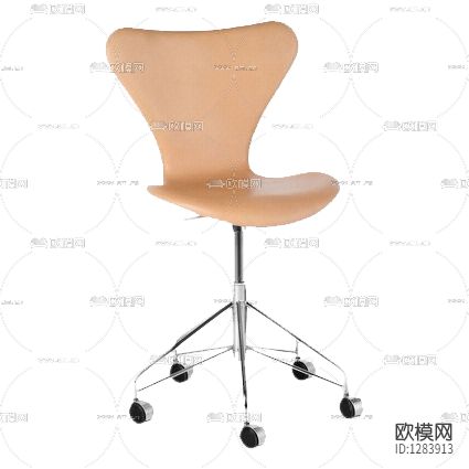 现代简约皮革金属办公椅