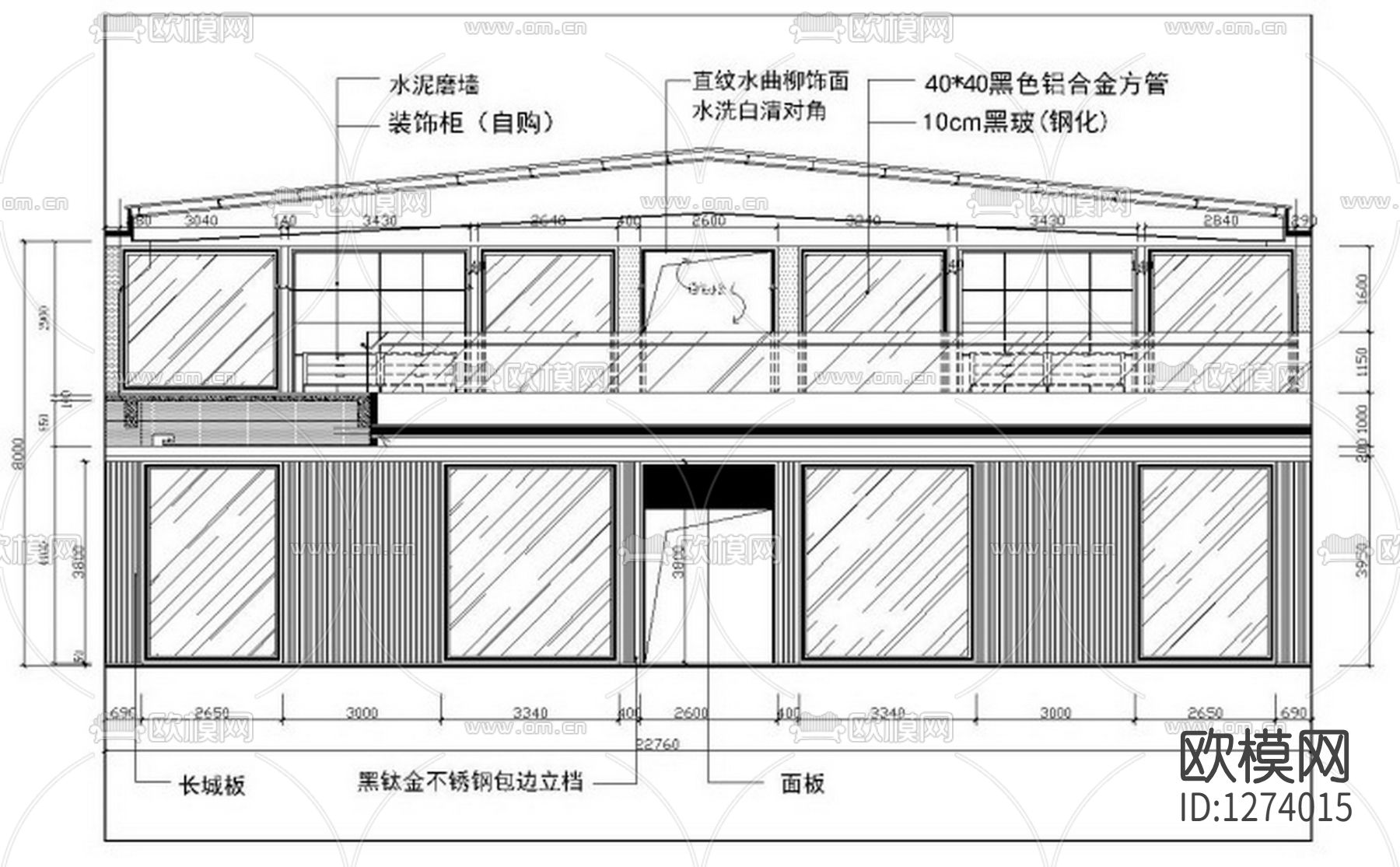 展厅cad施工图