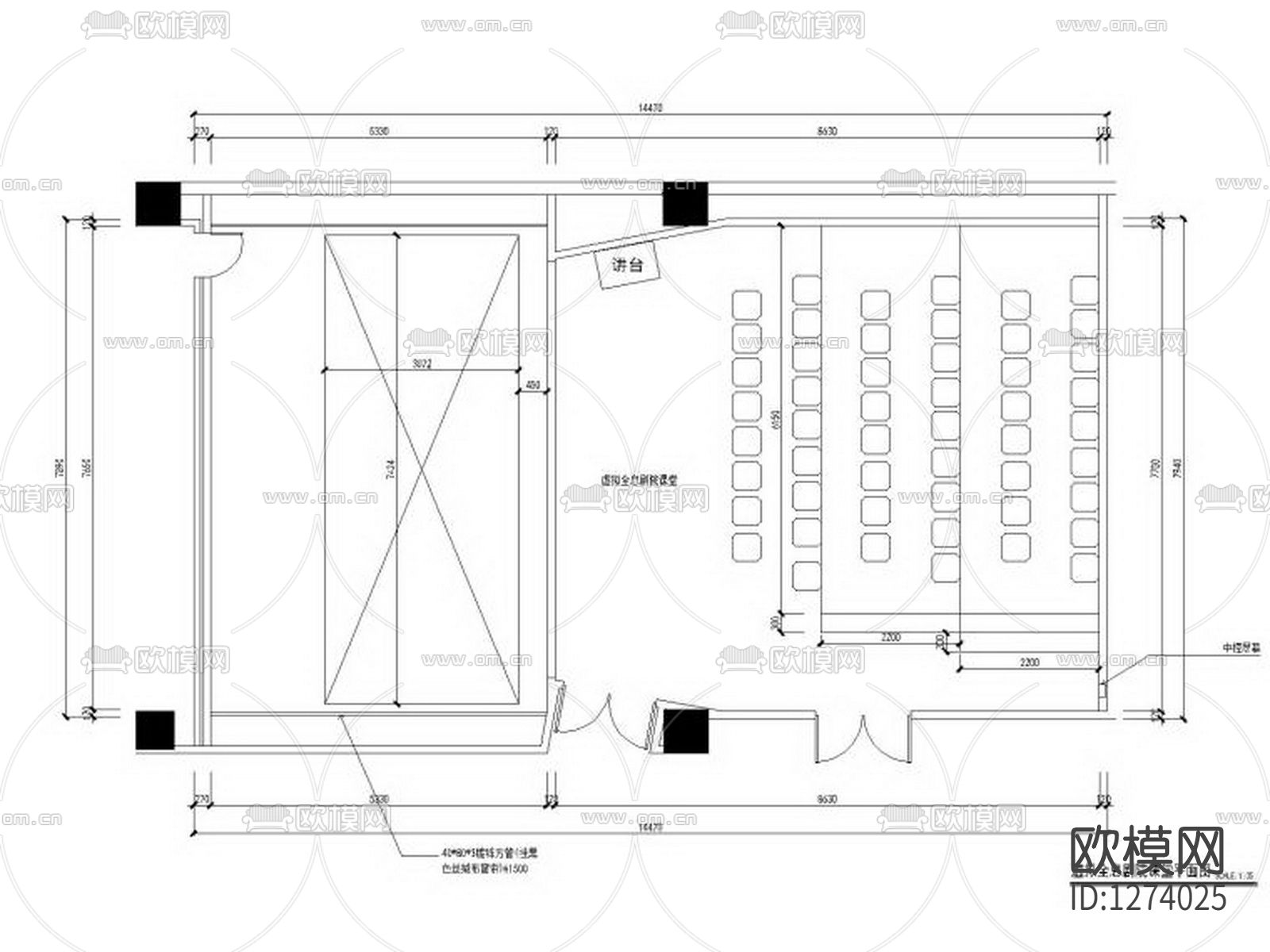 教育体验馆cad施工图下载（渲染图2）