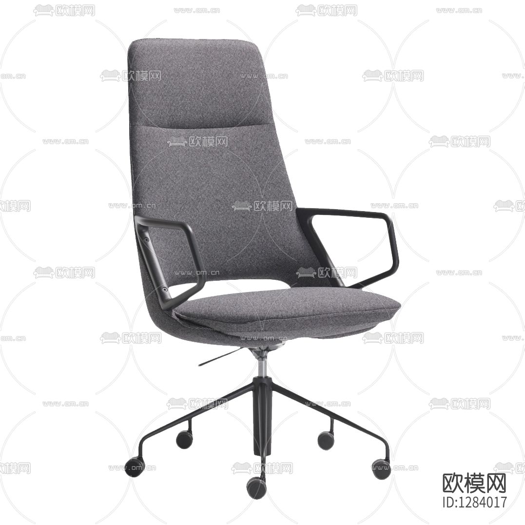 现代简约布艺金属办公椅