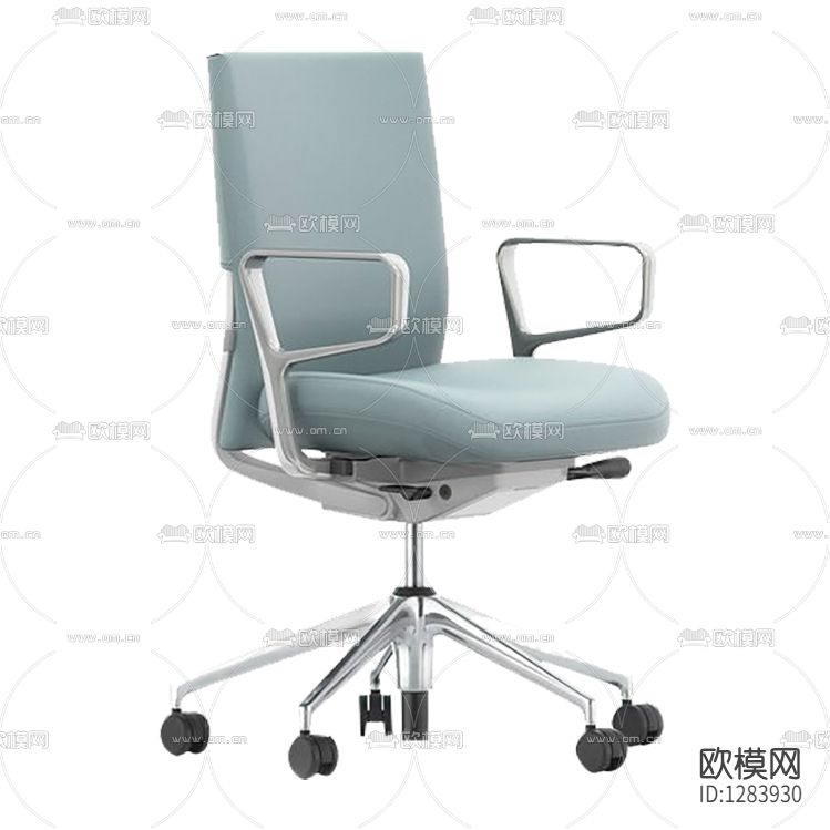 现代简约布艺金属办公椅