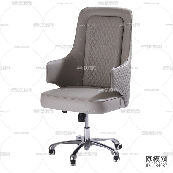 现代简约皮革金属办公椅下载