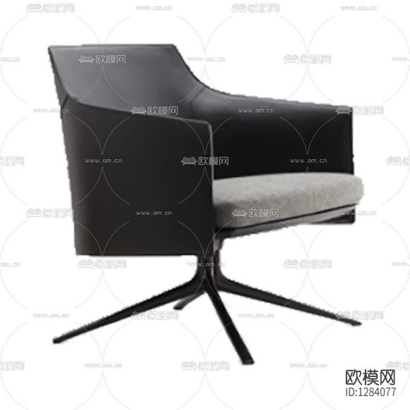 现代轻奢皮革布艺金属办公椅下载