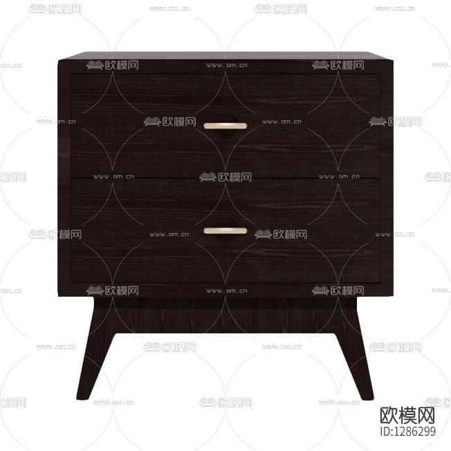 新中式简约实木床头柜下载