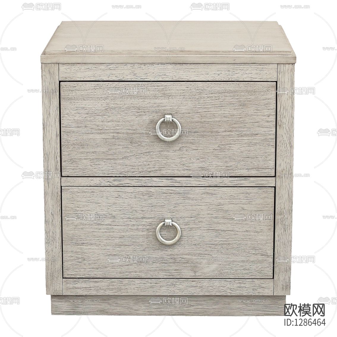 美式轻奢实木床头柜下载