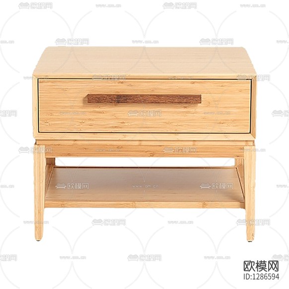 中式簡約楠竹榫卯工藝床頭柜下載